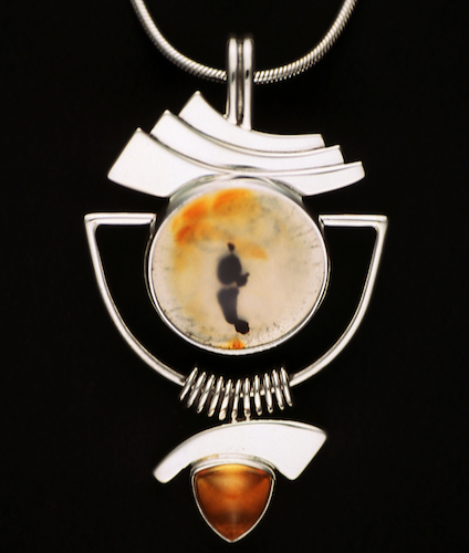 Click to view detail for MB-P104 Pendant, A Broader Stroke $1150